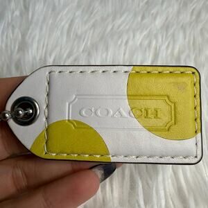 2.5" COACH  Fob Bag Charm Hang tag Hangtag